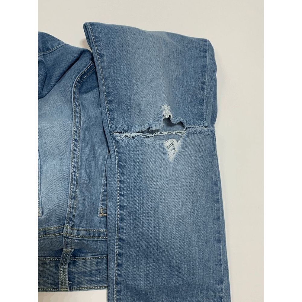 Old Navy Womens Denim Jeans Skinny Rockstar Distressed Blue Medium Wash Size 10R - Picture 6 of 10
